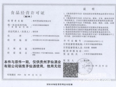 食品經營許可證