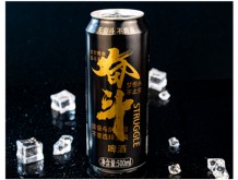 英豪奮斗啤酒易拉罐黑罐500ml罐裝啤酒廠家招商代理批發