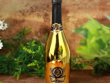 酷魅起泡酒電鍍型-金色起泡酒批發750毫升起泡酒廠家招商價優