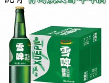 銳青青島眾成雪啤啤酒