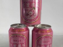 炫動心情水蜜桃味碳酸飲料