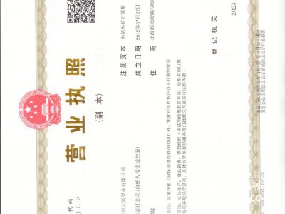 營業執照（副本）